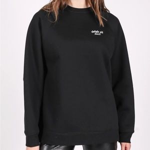 Brunette the Label “Sleigh All Day” Colab Blank Big Sister Crew Size M-L